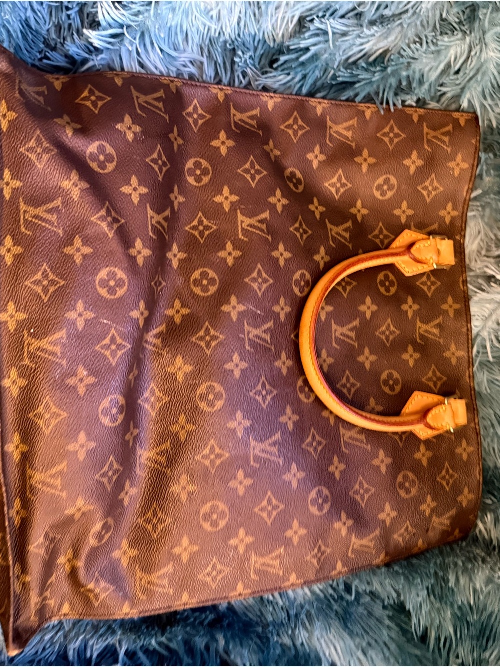 Louis Vuitton Monogram Canvas Tote with Vachetta Handles